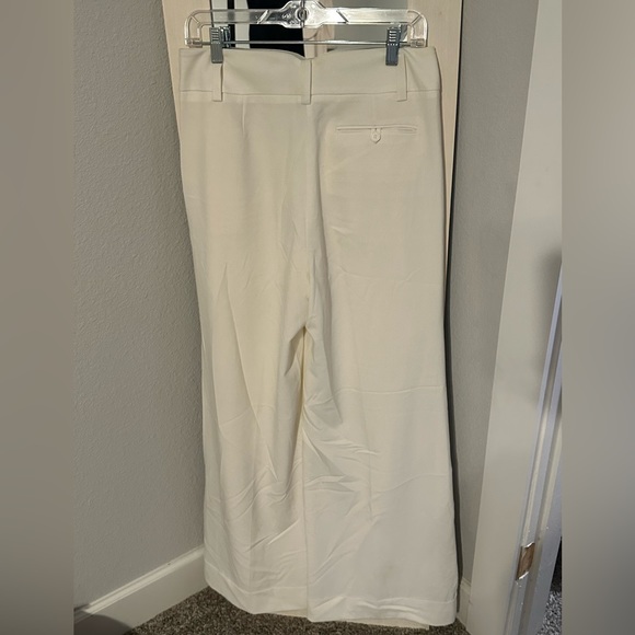 White, NY&C Relaxed fit, Business Professional Work Trousers, Size 6 - Picture 3 of 5